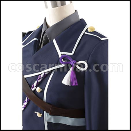 Touken Ranbu Wakizashi Danshi Honebami Toushirou Cosplay Costume coscarnival - Hem Detail