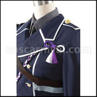 Touken Ranbu Wakizashi Danshi Honebami Toushirou Cosplay Costume coscarnival - Hem Detail
