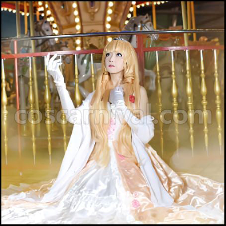 Amagi Brilliant Park Latifa Fleuranza Cosplay Costume coscarnival - Back View