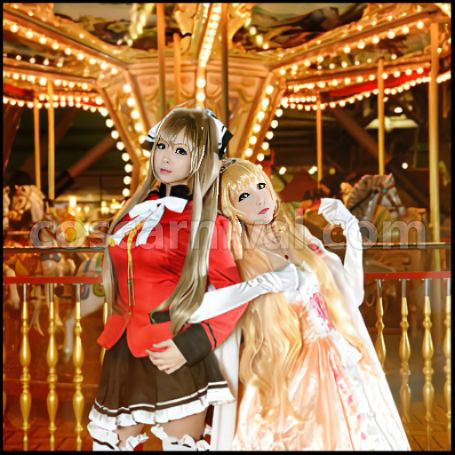 Amagi Brilliant Park Latifa Fleuranza Cosplay Costume coscarnival - Side Profile