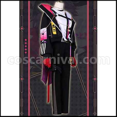 [Nijisanji Costume] Nijisanji VTuber Watarai Hibari Cosplay Costume coscarnival - Back View