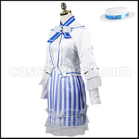 Identity V The Air Force (Martha Behamfil) Cosplay Costume coscarnival - Back View