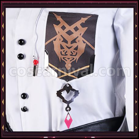Nijisanji VTuber Ver Vermillion Cosplay Costume coscarnival - Collar Design