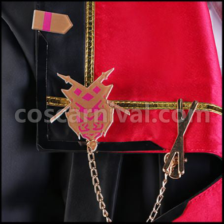 Nijisanji VTuber Ver Vermillion Cosplay Costume coscarnival - Cuff Style