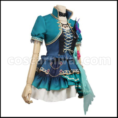 BanG Dream! Udagawa Ako Roselia 5th Single Opera of the Wasteland Cosplay Costume coscarnival - Back View