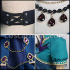 BanG Dream! Udagawa Ako Roselia 5th Single Opera of the Wasteland Cosplay Costume coscarnival - Cuff Style