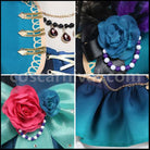 BanG Dream! Udagawa Ako Roselia 5th Single Opera of the Wasteland Cosplay Costume coscarnival - Hem Detail
