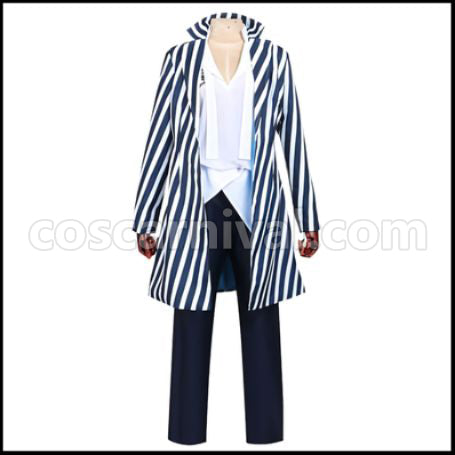 A3! Winter Group Tsukioka Tsumugi Cosplay Costume Ver2 coscarnival - Front View
