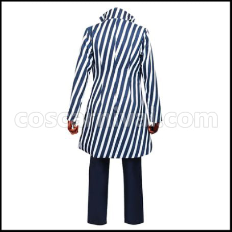 A3! Winter Group Tsukioka Tsumugi Cosplay Costume Ver2 coscarnival - Back View