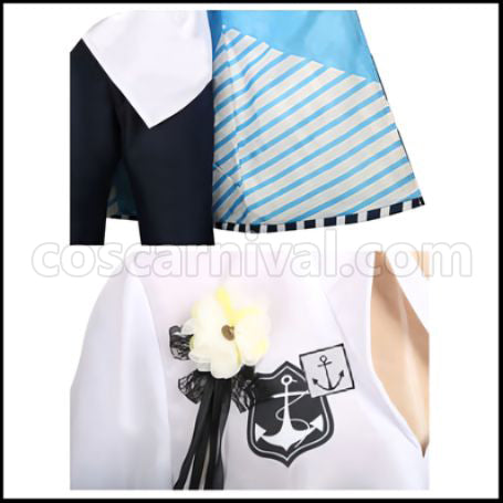 A3! Winter Group Tsukioka Tsumugi Cosplay Costume Ver2 coscarnival - Detail Close-up