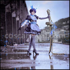 SINoALICE Bondage Alice Cosplay Costume coscarnival - Back View