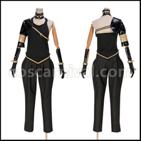 Touken Ranbu Musical Part 2 Mikazuki Munechika Cosplay Costume coscarnival - Collar Design