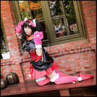 Love Live! Season 2 Insert Song Single 2 Love wing bell Dancing stars on me Nico Yazawa Cosplay Costume coscarnival - Back View