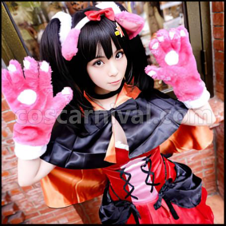 Love Live! Season 2 Insert Song Single 2 Love wing bell Dancing stars on me Nico Yazawa Cosplay Costume coscarnival - Detail Close-up
