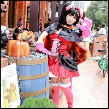 Love Live! Season 2 Insert Song Single 2 Love wing bell Dancing stars on me Nico Yazawa Cosplay Costume coscarnival - Collar Design