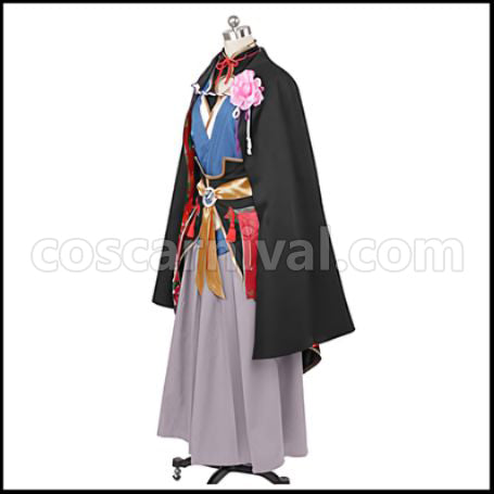 Touken Ranbu Uchigatana Swordsman Kasen Kanesada Cosplay Costume coscarnival - Side Profile