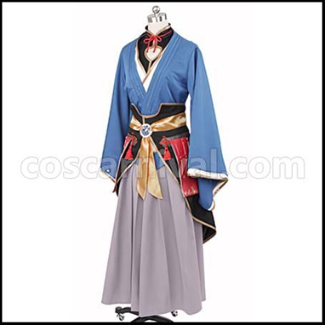 Touken Ranbu Uchigatana Swordsman Kasen Kanesada Cosplay Costume coscarnival - Collar Design