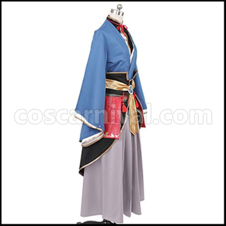 Touken Ranbu Uchigatana Swordsman Kasen Kanesada Cosplay Costume coscarnival - Cuff Style