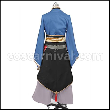Touken Ranbu Uchigatana Swordsman Kasen Kanesada Cosplay Costume coscarnival - Hem Detail