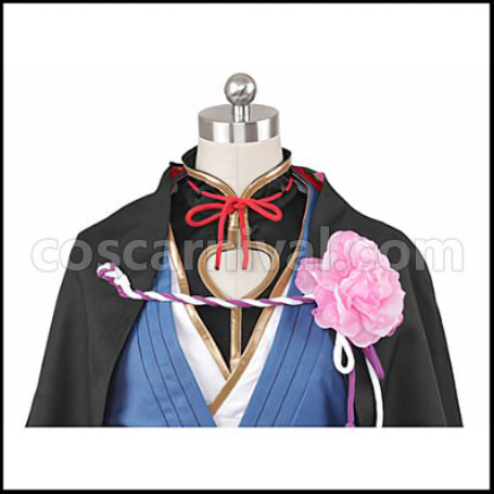 Touken Ranbu Uchigatana Swordsman Kasen Kanesada Cosplay Costume coscarnival - Material Texture