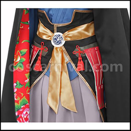 Touken Ranbu Uchigatana Swordsman Kasen Kanesada Cosplay Costume coscarnival - Color and Pattern