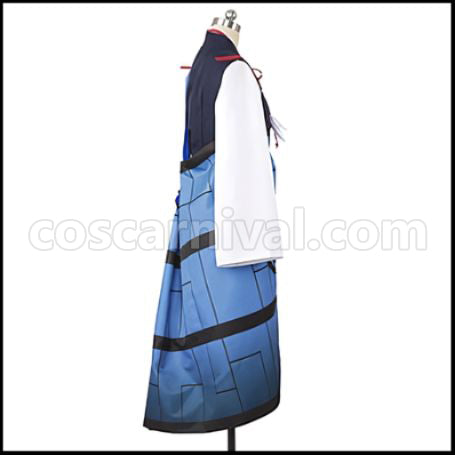 Touken Ranbu Tanto Swordsman Sayo Samonji Cosplay Costume coscarnival - Back View