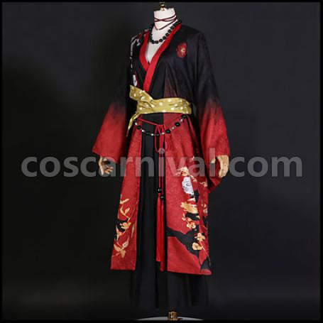 [Nijisanji Costume] Nijisanji VTuber Vox Akuma VER2 Cosplay Costume coscarnival - Back View