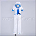 Free! Bessatsu spoon.2Di Rin Matsuoka Sailor Suit Cosplay Costume coscarnival - Front View