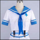 Free! Bessatsu spoon.2Di Rin Matsuoka Sailor Suit Cosplay Costume coscarnival - Collar Design