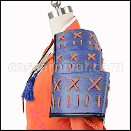 Touken Ranbu Uchigatana Swordsman Mutsunokami Yoshiyuki Cosplay Costume coscarnival - Cuff Style