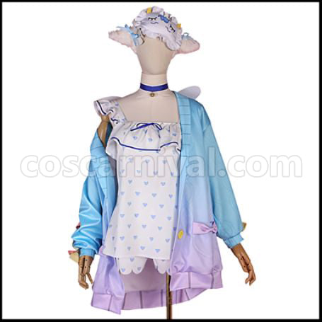 [Nijisanji Costume] Nijisanji VTuber Amamiya Kokoro New Outfit Cosplay Costume coscarnival - Front View