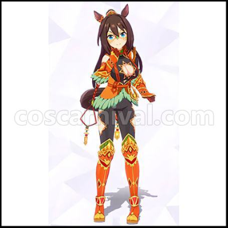 Uma Musume Pretty Derby El Condor Pasa New Outfit Cosplay Costume coscarnival - Front View