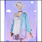 [Nijisanji Costume] Nijisanji VTuber Amamiya Kokoro New Outfit Cosplay Costume coscarnival - Back View