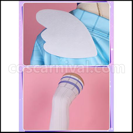 [Nijisanji Costume] Nijisanji VTuber Amamiya Kokoro New Outfit Cosplay Costume coscarnival - Hem Detail