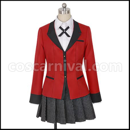 Kakegurui Yumeko Jabami Cosplay Costume Coscarnival - Front View