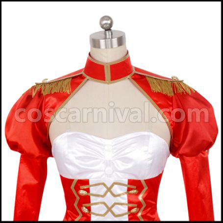 [Fate/Grand Order Costume] Fate/Grand Order Nero Claudius (Red Saber) Cosplay Costume coscarnival - Collar Design