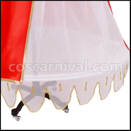 [Fate/Grand Order Costume] Fate/Grand Order Nero Claudius (Red Saber) Cosplay Costume coscarnival - Hem Detail