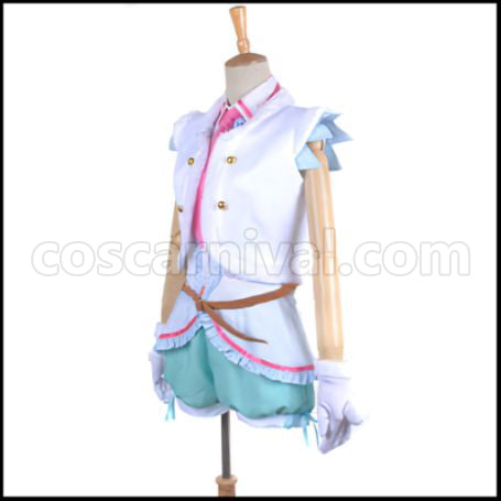 Love Live! Snow halation Rin Hoshizora Cosplay Costume coscarnival - Back View