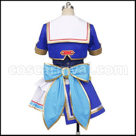 Uma Musume Pretty Derby Special Week 3rd Live Outfit Glorious Azure Cosplay Costume coscarnival - Detail Close-up