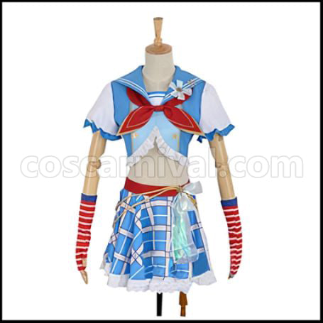 Love Live! School Idol Festival Marine Edition UR Nico Yazawa Cosplay Costume coscarnival - Hem Detail