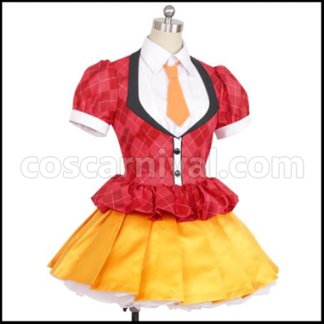 Zombieland Saga Saki Nikaido Cosplay Costume coscarnival - Back View