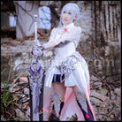 SINoALICE Justice Snow White Cosplay Costume Version 1 coscarnival - Back View