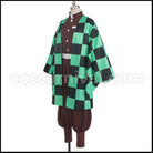 Demon Slayer: Kimetsu no Yaiba Anime Edition Tanjiro Kamado Cosplay Costume coscarnival - Side Profile