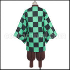 Demon Slayer: Kimetsu no Yaiba Anime Edition Tanjiro Kamado Cosplay Costume coscarnival - Detail Close-up