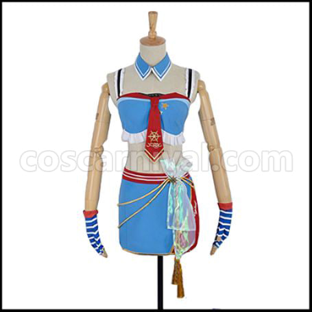 Love Live! School Idol Festival Marine Edition UR Eli Ayase Cosplay Costume coscarnival - Cuff Style