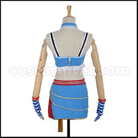 Love Live! School Idol Festival Marine Edition UR Eli Ayase Cosplay Costume coscarnival - Material Texture