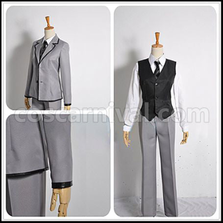Assassination Classroom Tomohito Sugino Male Uniform Cosplay Costume coscarnival - Back View