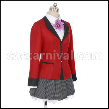 Kakegurui Yumemi Yumemite Cosplay Costume Coscarnival - Back View