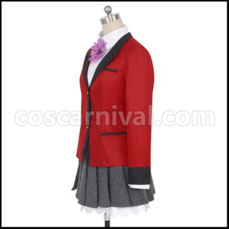 Kakegurui Yumemi Yumemite Cosplay Costume Coscarnival - Side Profile