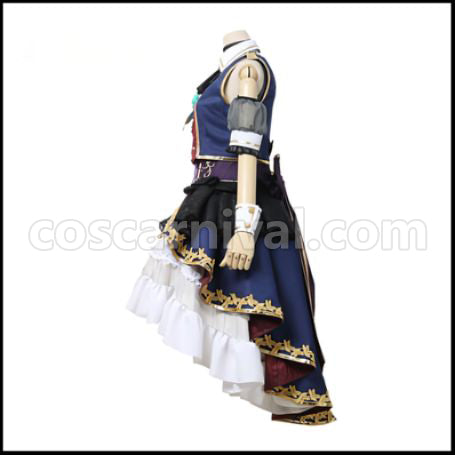 BanG Dream! 7th-LIVE Roselia Hikawa Sayo (Hikawa Sayo) Cosplay Costume coscarnival - Side Profile